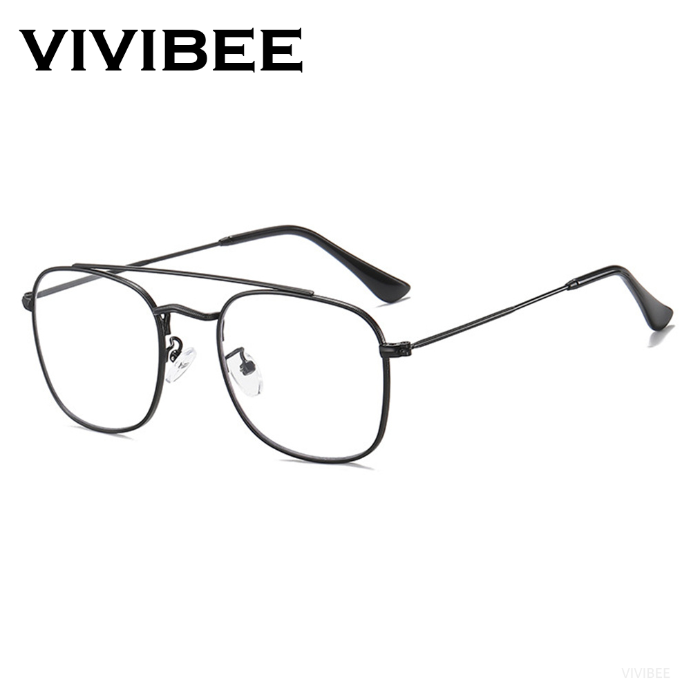 Gaming Glasses Blue - VIVIBEE Retro Luftfahrt Blau Licht Blockieren