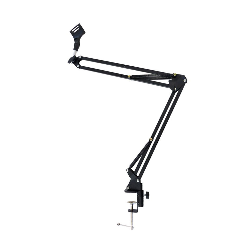 Microphone Arm Boom - Faltbare ausziehbare Mikrofonständerhalterung aus Metall, verstellbarer