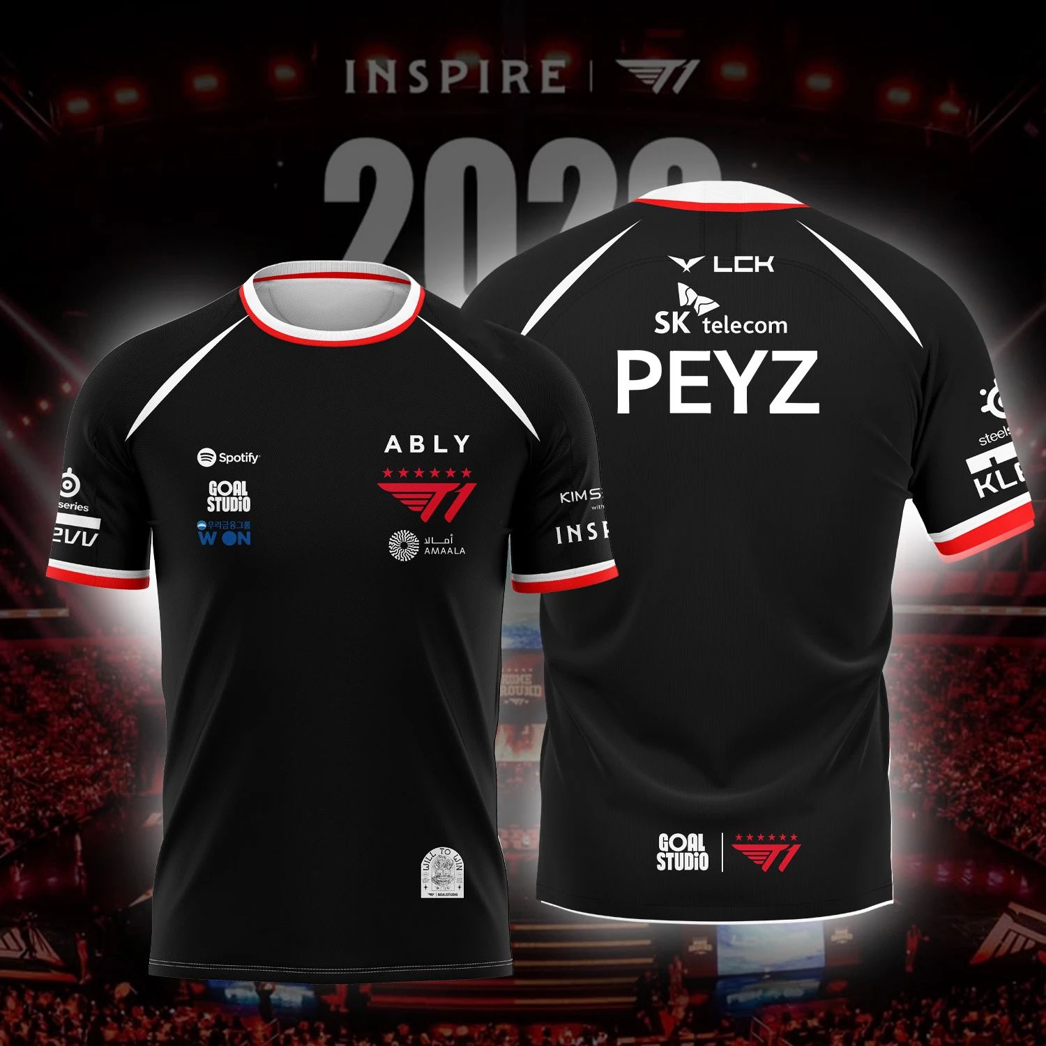 Esports Gaming Teams - 2026 NEUES T1 ESPORTS TEAM TRIKOT