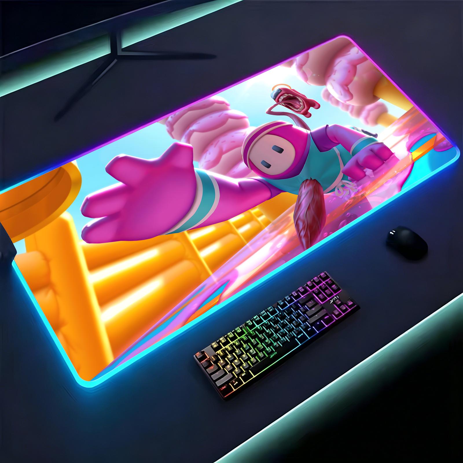 Mouse Pad Extended Rgb - Großes RGB-Gaming-Mauspad mit Hintergrundbeleuchtung, glatte, weiche