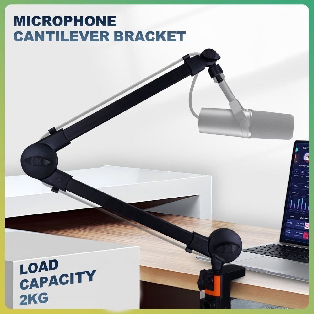 Microphone Arm Boom - Professionell 360 ° Rotierbarer Mikrofonarm, Robuster