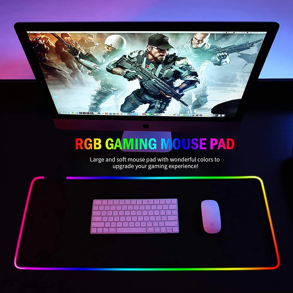 RGB-Gaming-Mauspad – großes, e – Mouse Pad Extended Rgb Bewertung und Preis