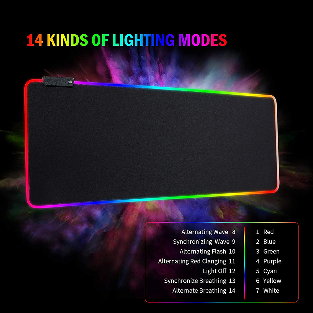 RGB-Gaming-Mauspad – großes, e – Mouse Pad Extended Rgb Bewertung und Preis
