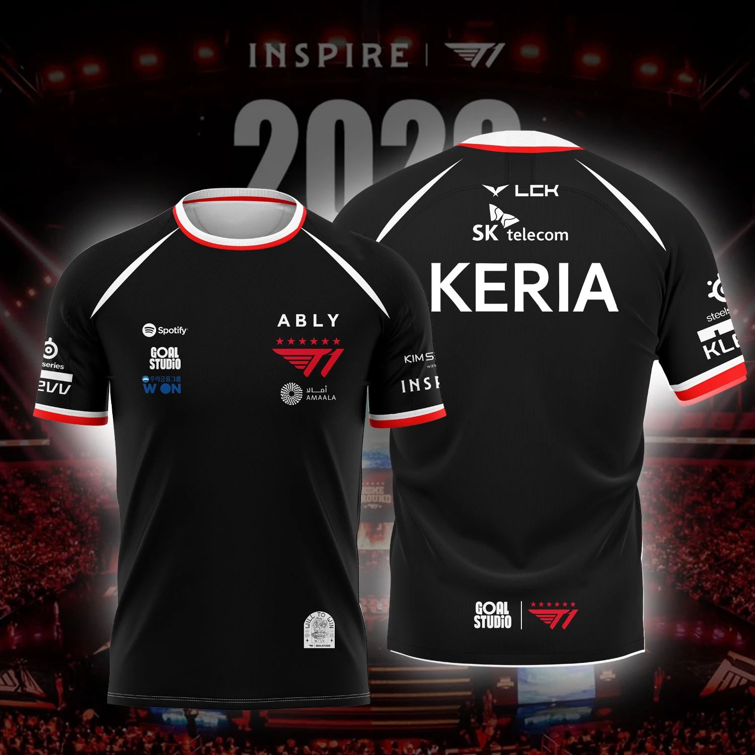 2026 NEUES T1 ESPORTS TEAM TRI – Esports Gaming Teams Bewertung und Preis