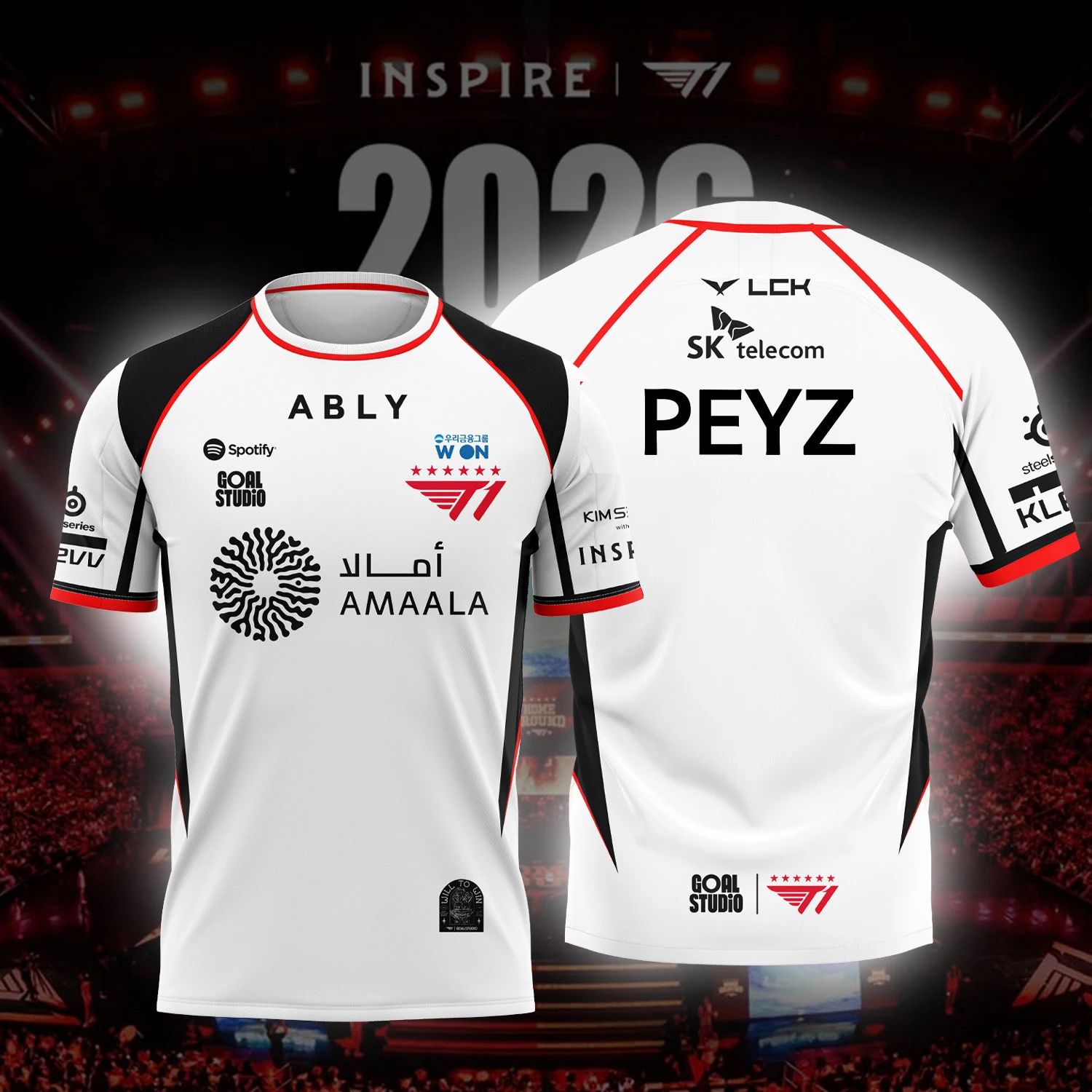 2026 NEUES T1 ESPORTS TEAM TRI – Esports Gaming Teams Bewertung und Preis