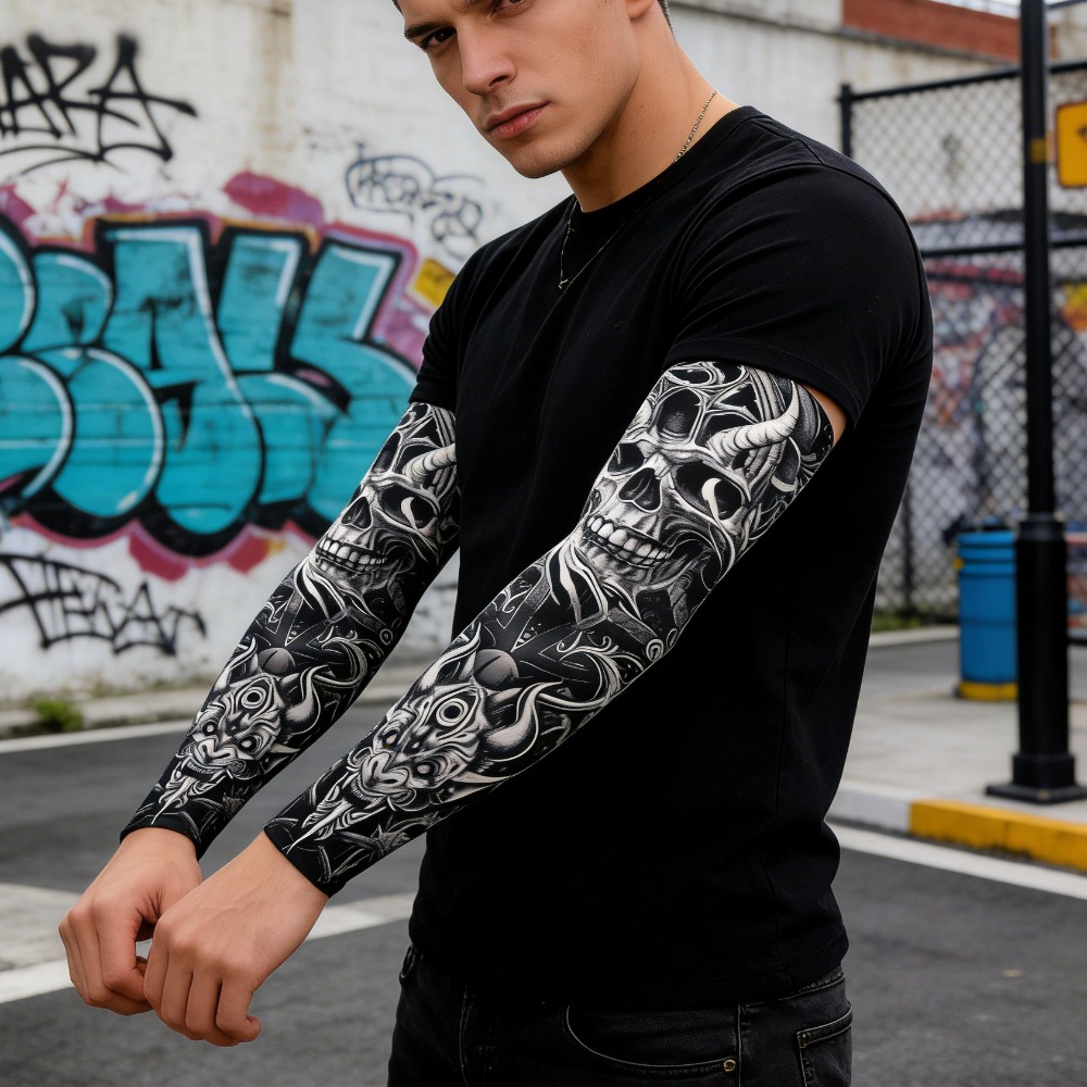 2 Stück Outdoor-Sport-Tattoo-A – Esports Gaming Arm Sleeve Bewertung und Preis