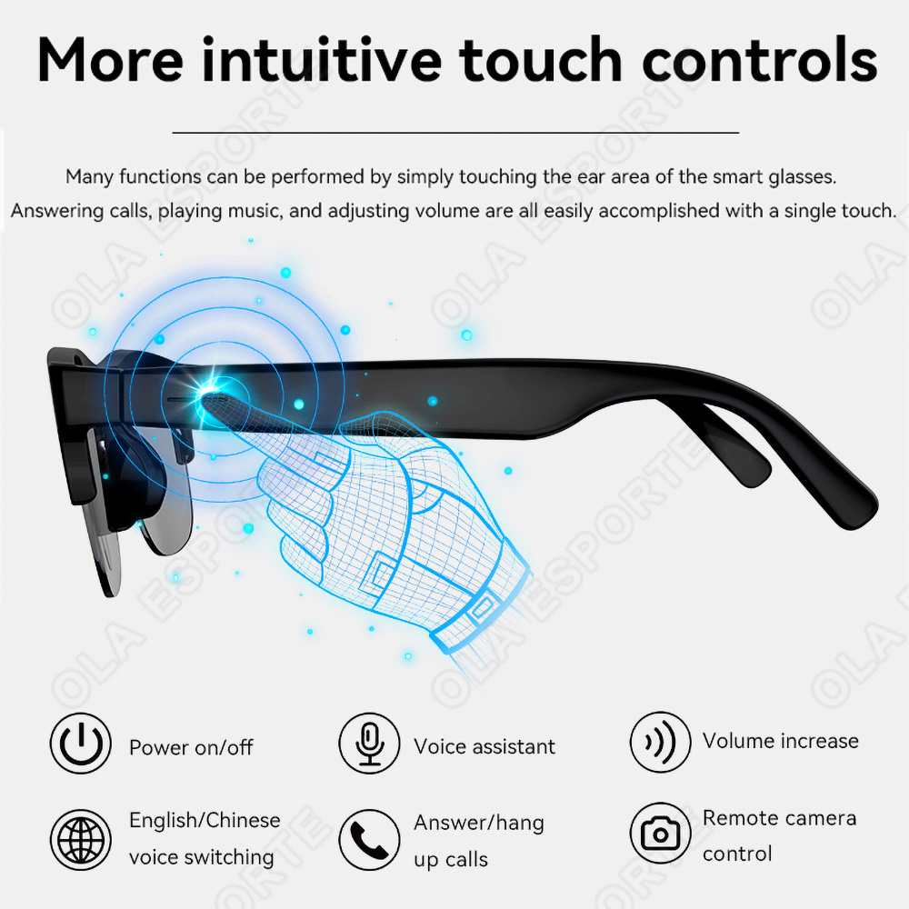 NEUE Smart-Brille V5.3 Bluetoo – Gaming Glasses Blue Bewertung und Preis