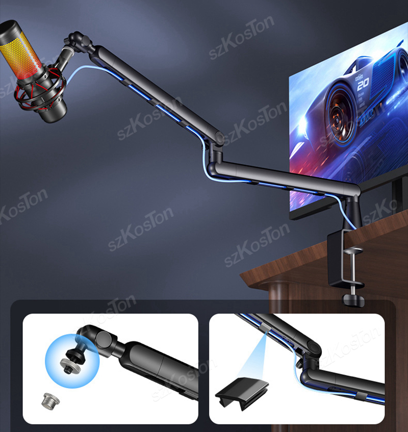 Professioneller Low-Profile-Mi – Microphone Arm Boom Bewertung und Preis