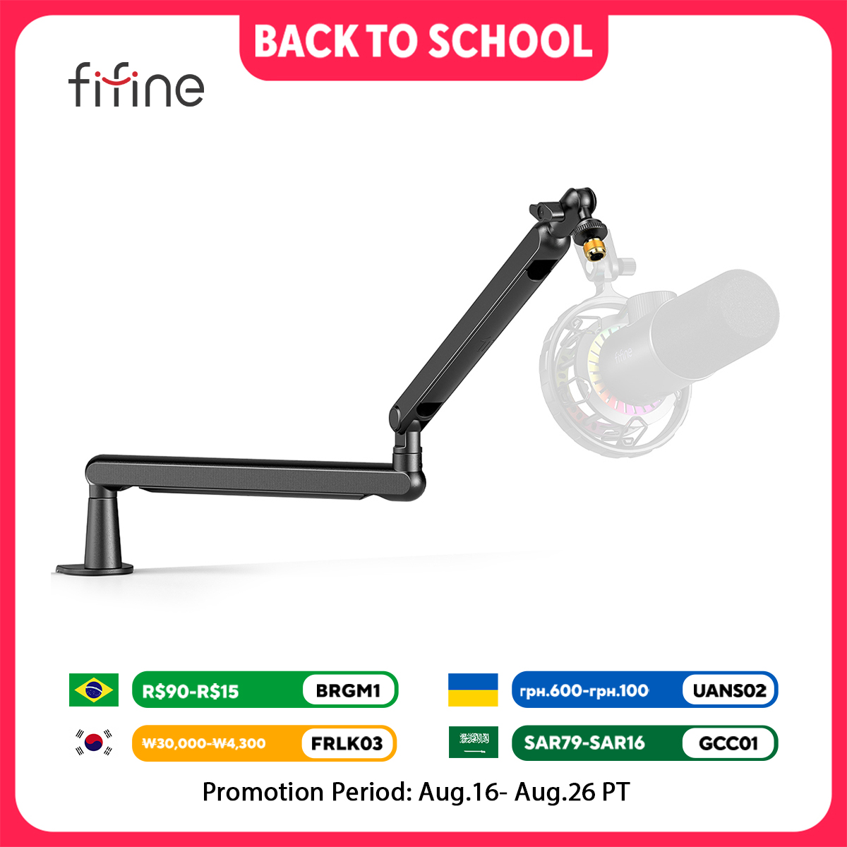 Fifine ampligame Mikrofon ausl – Microphone Arm Boom Bewertung und Preis