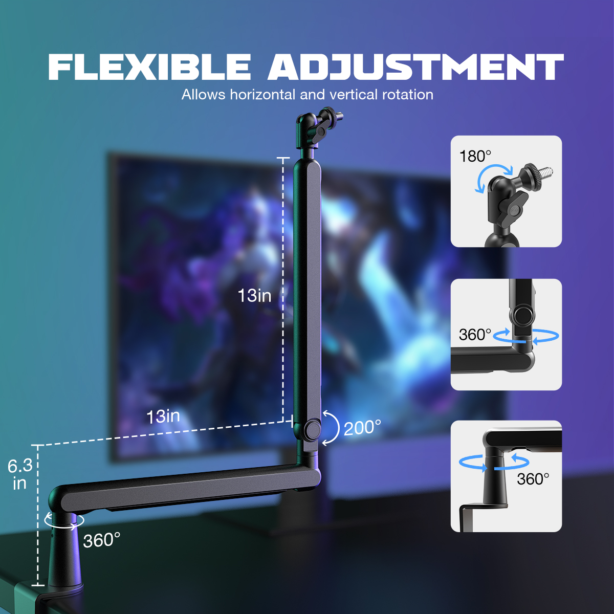 Fifine ampligame Mikrofon ausl – Microphone Arm Boom Bewertung und Preis