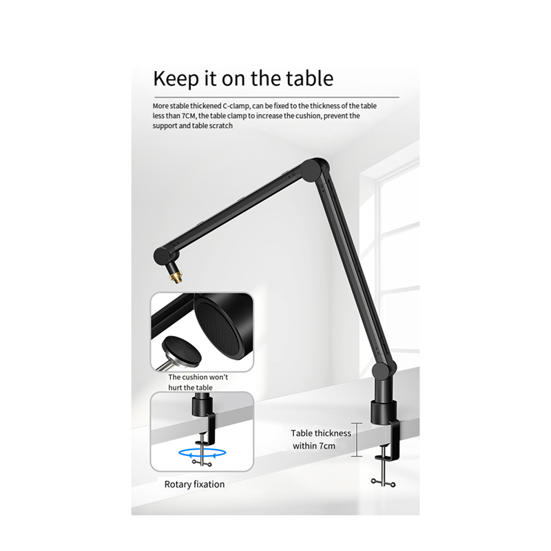 SYDS 360-Grad-verstellbarer Mi – Microphone Arm Boom Bewertung und Preis