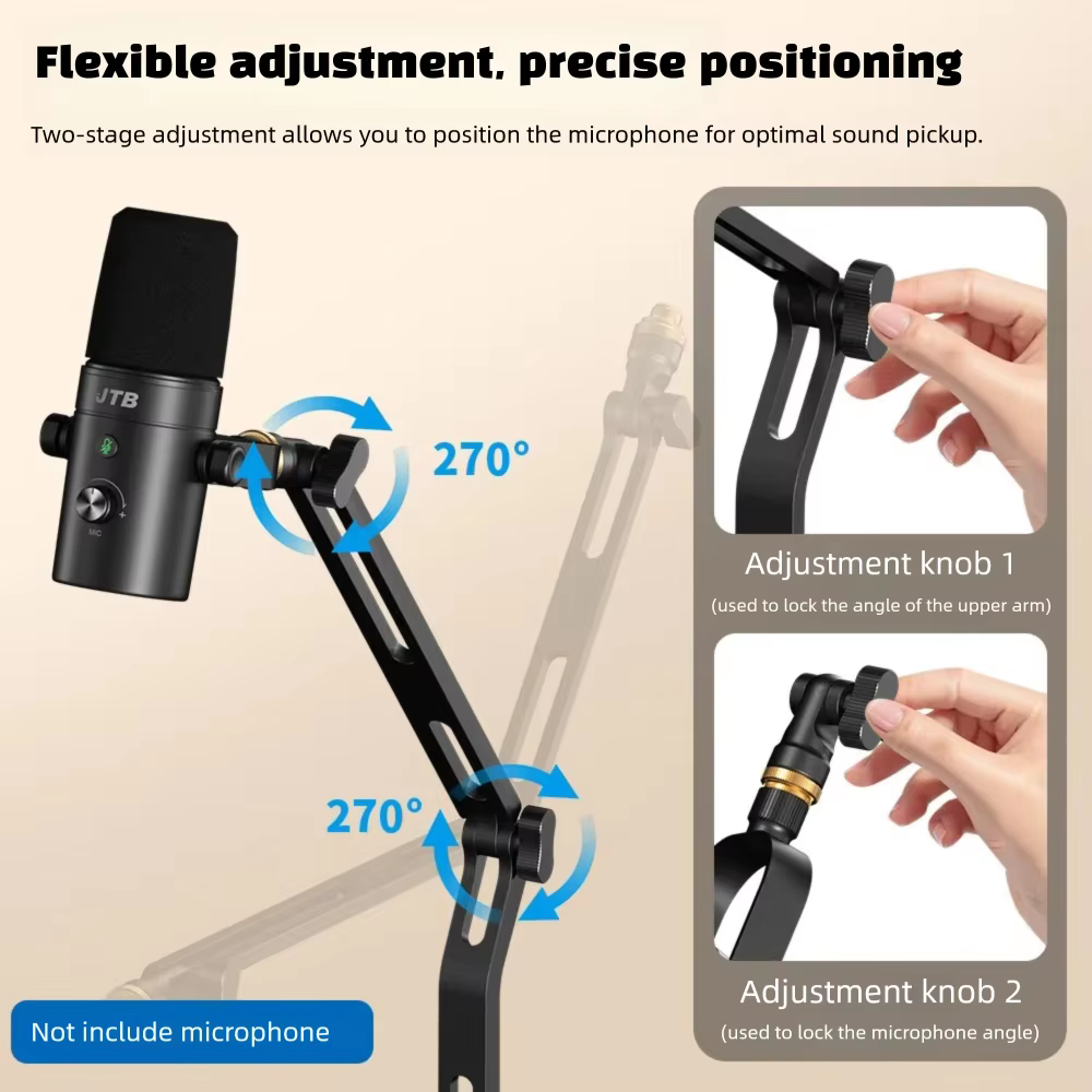 Faltbarer Desktop-Mikrofonstän – Microphone Arm Boom Bewertung und Preis