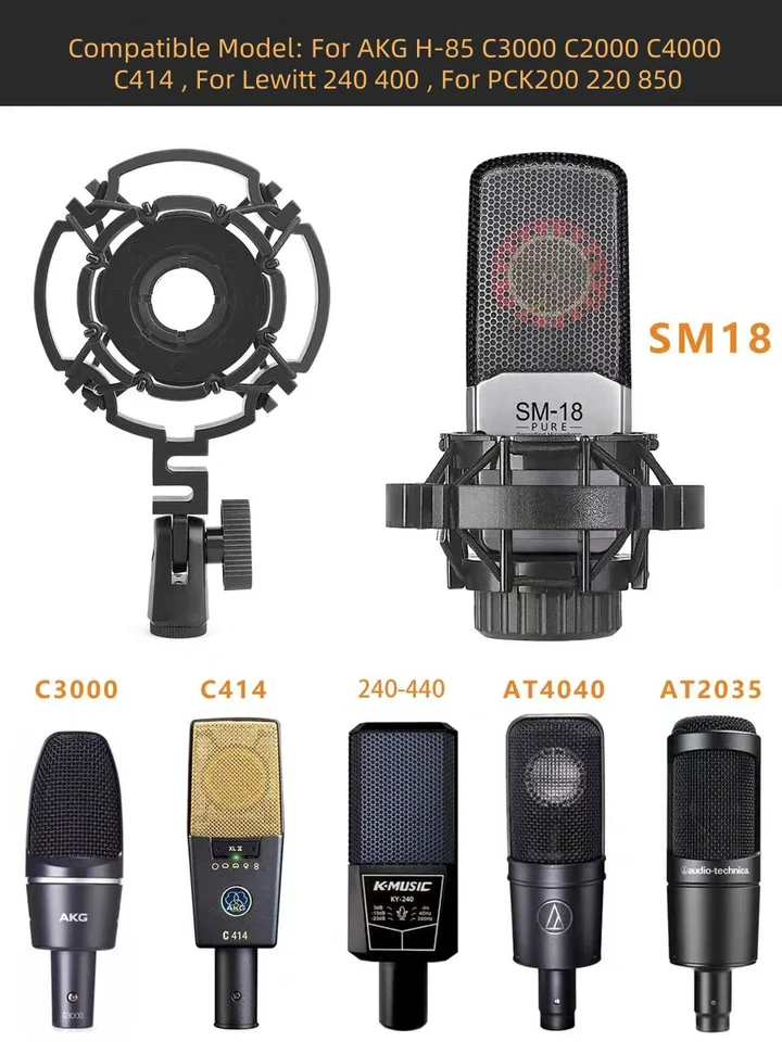 Mikrofon-Stoßdämpferhalterung  – Microphone Arm Boom Bewertung und Preis