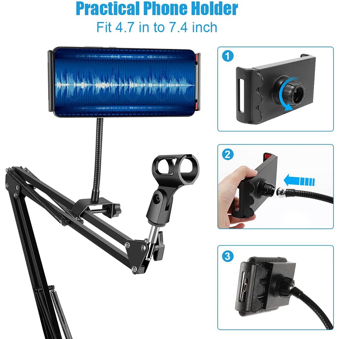 NALFI-Mikrofonständer, verstel – Microphone Arm Boom Bewertung und Preis