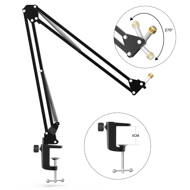FIFINE Verstellbarer Mikrofon- – Microphone Arm Boom Bewertung und Preis