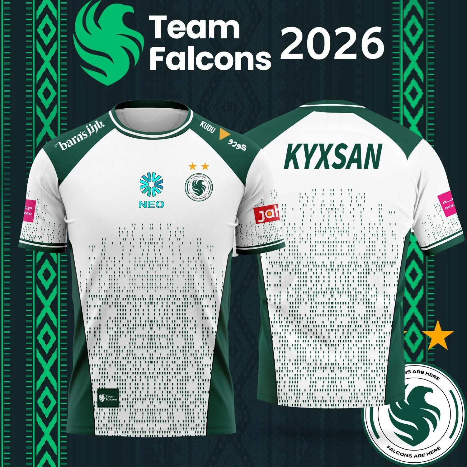 2026 Neues TEAM Falcons E-Spor – Esports Gaming Teams Bewertung und Preis