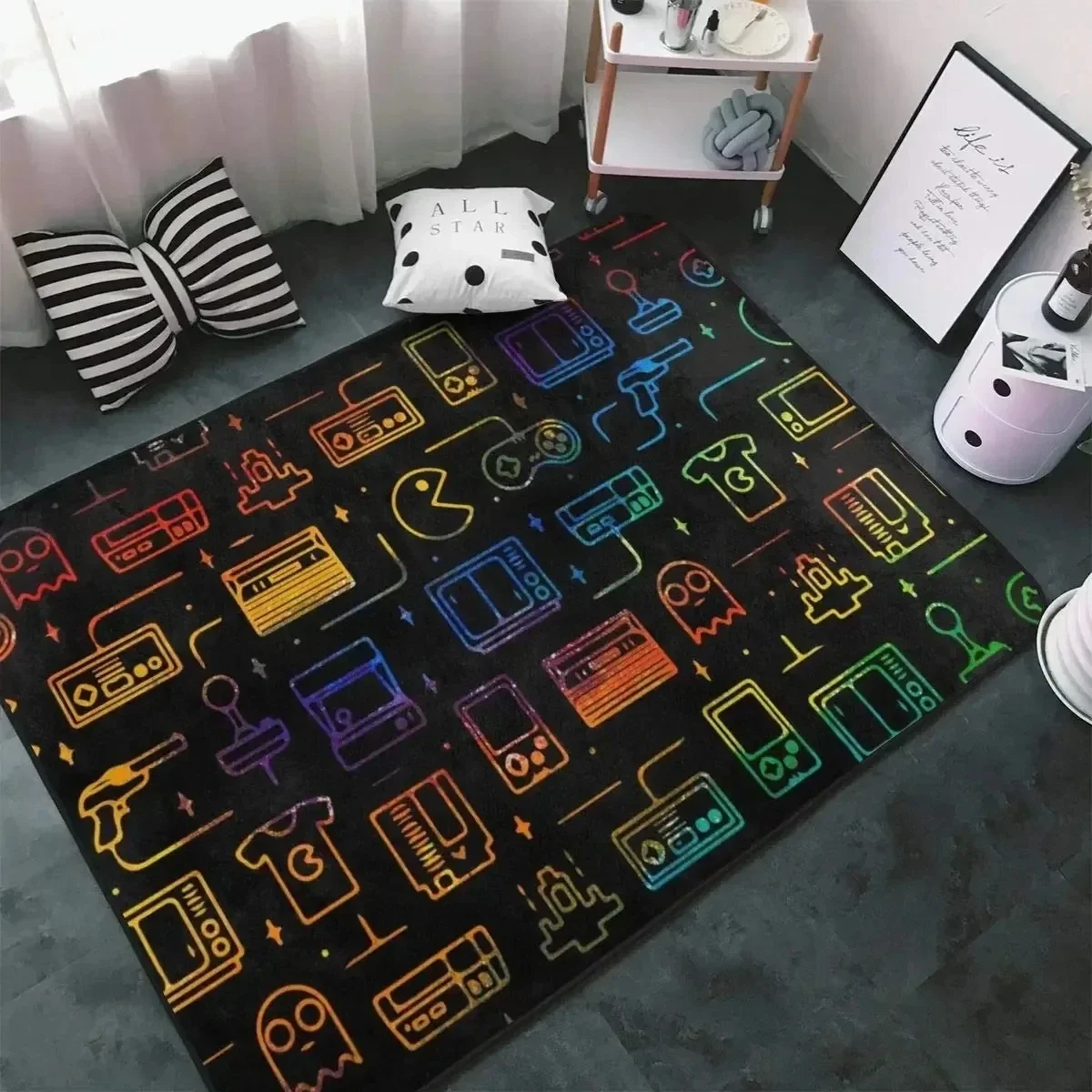 Gaming-Teppich Esports Schwarz – Esports Gaming Hotel Bewertung und Preis