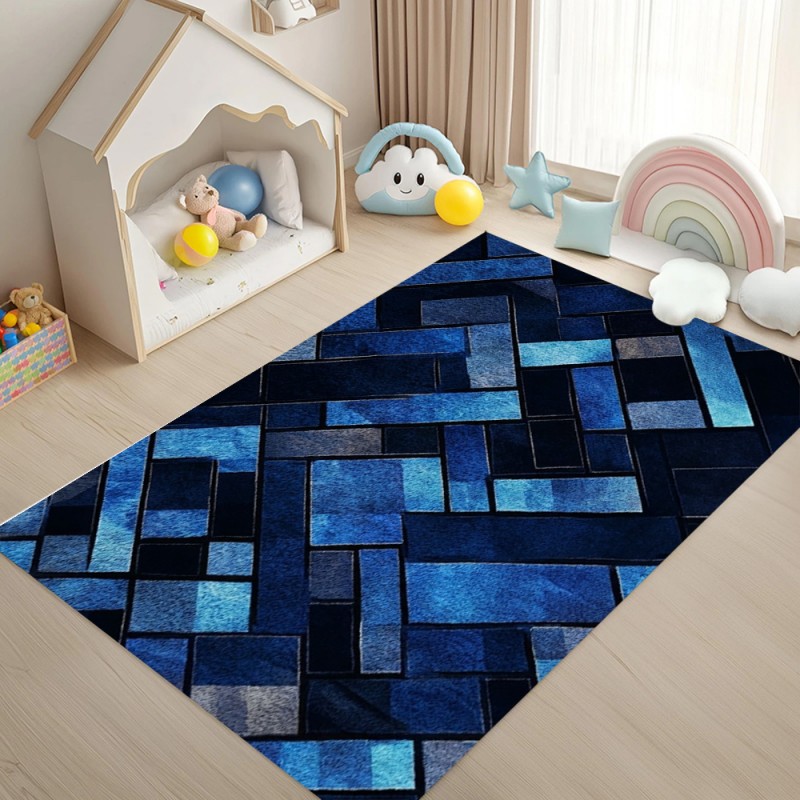 Nordischer Blauer Geometrische – Esports Gaming Hotel Bewertung und Preis